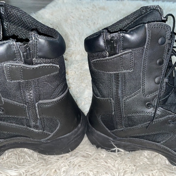 Propper Mens 13W Boots Black Lace up Zip side - Picture 8 of 13